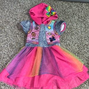 Jojo Siwa tulle dress with hood - Size 6/6x